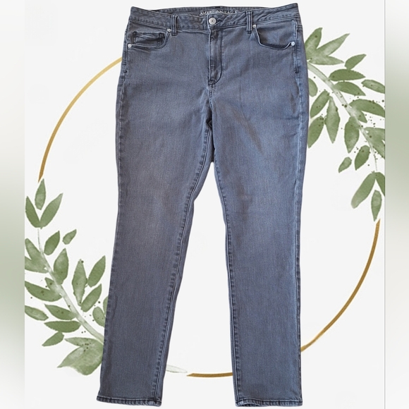 American Eagle Outfitters Denim - American Eagle Outfitters, AE gray wash skinny jeans, Sz. 18